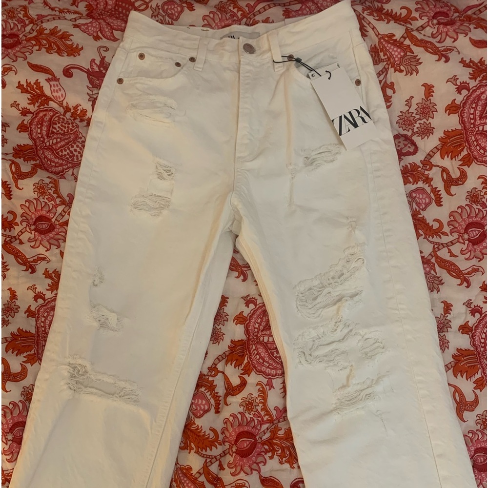 Zara ripped jeans